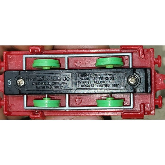 Thomas the Train Ertl Percy Vintage 1987 Friends Diecast Tank Engine Rare #6 - Picture 7 of 7